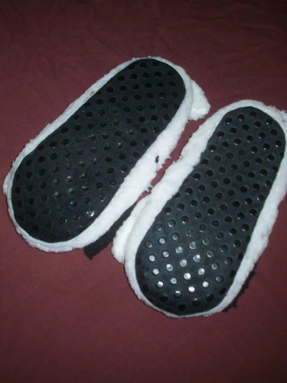 plush Disney Store 101 Dalmatians Patch kids' slippers embroidered puppy faces